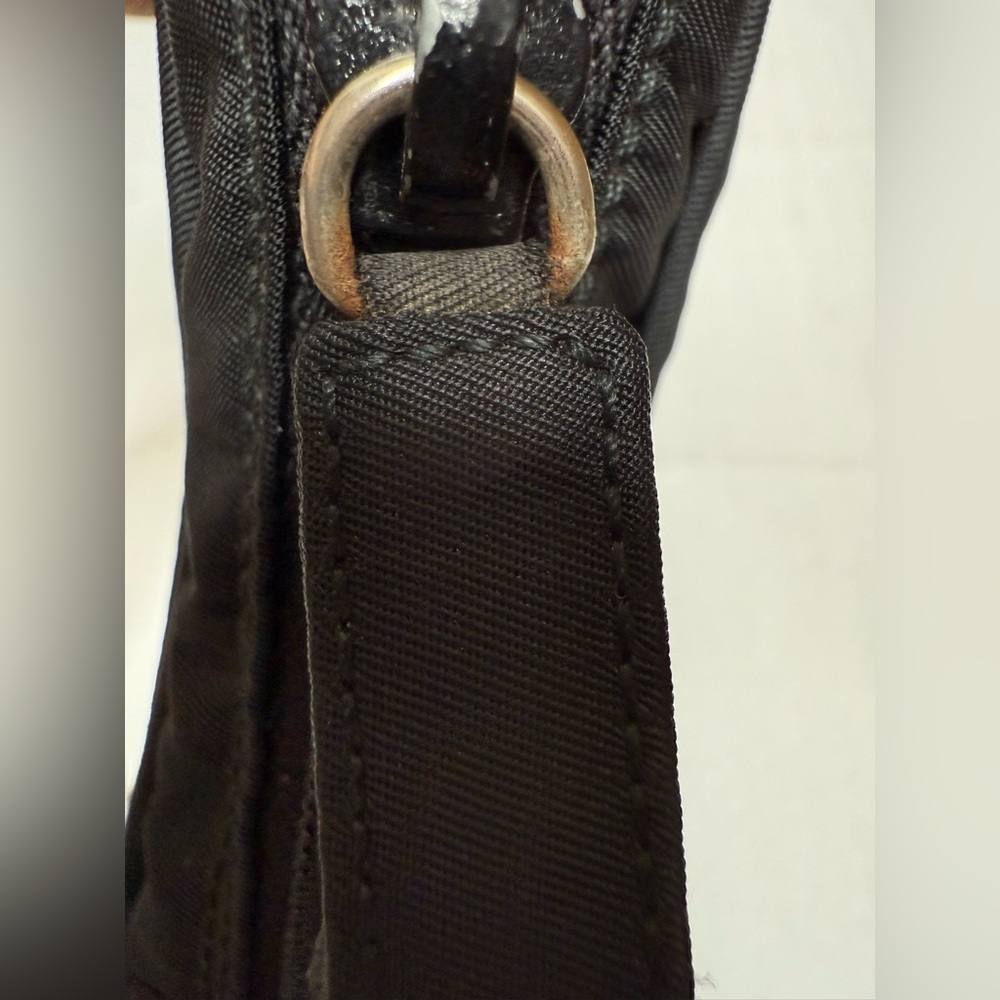 Prada Nylon Pouch Cosmetic Case Black Made in Italy - Picture 9 of 11